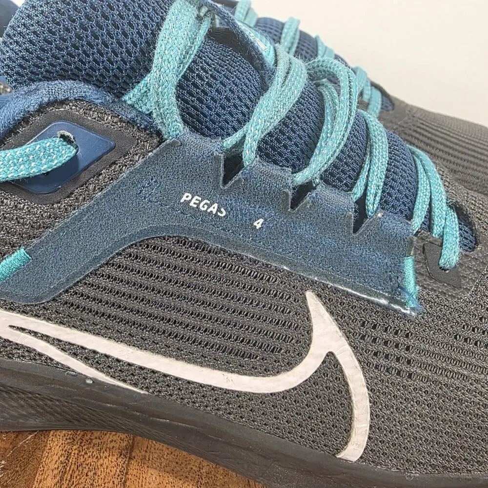 NFL X NIKE Air Zoom Pegasus 40 Miami Dolphins Mens Gray Size 11 Shoes DZ5997-001